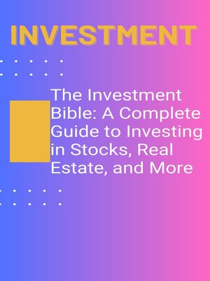 cover image of The Investment Bible